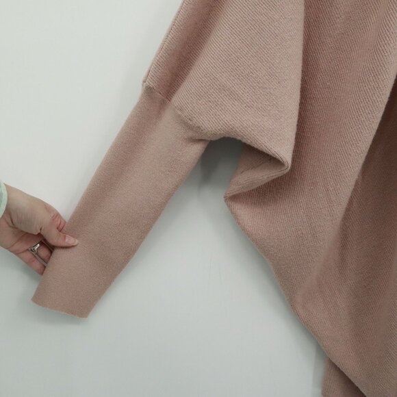 Hem & Thread Cardigan Womens M/L Pink Boho Casual Elegant Modern Relaxed Lounge - Picture 8 of 15